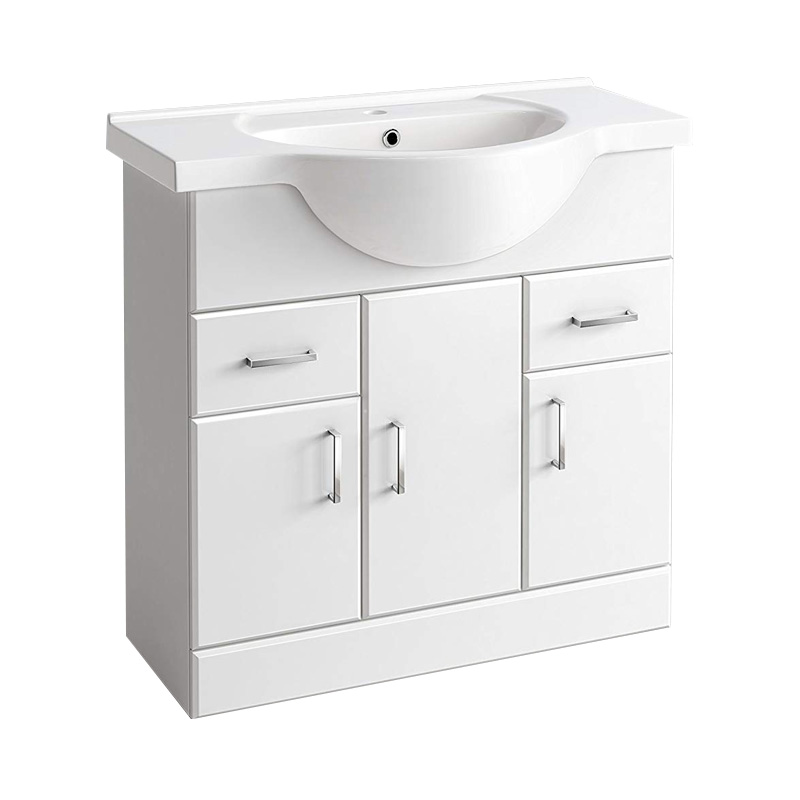 Bathroom Double Door Two Drawer Basin Cabinet