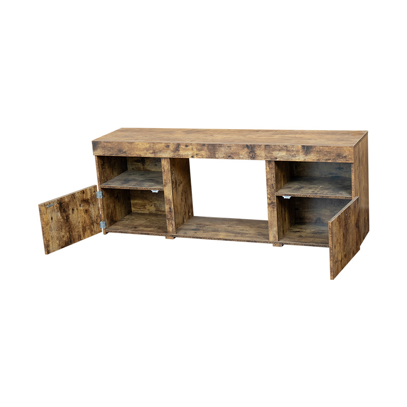 Industrial Style Fireplace TV Cabinet